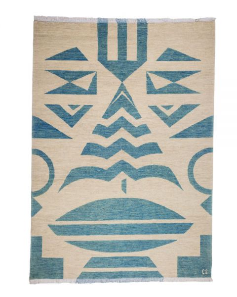 Tribal Blue Carpet