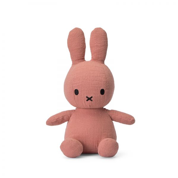 Miffy Sitting Mousseline Pink - 23 cm - 9"