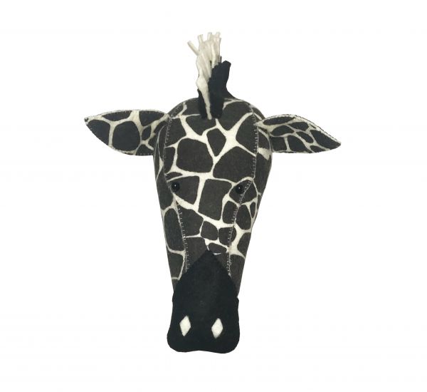 Zebra Head with Giraffe Print