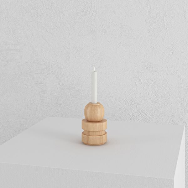 AAG CANDLE STANDS, TIMBER