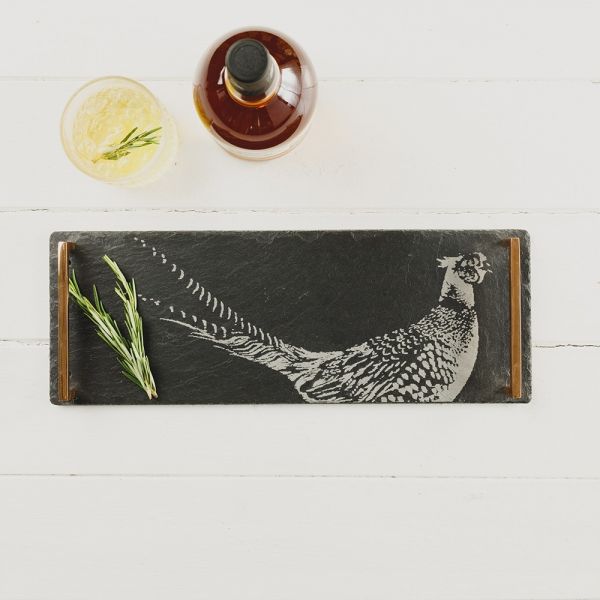 Small Pheasant Serving Tray