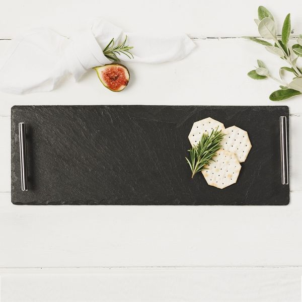 Small Serving Tray with Plain Handles