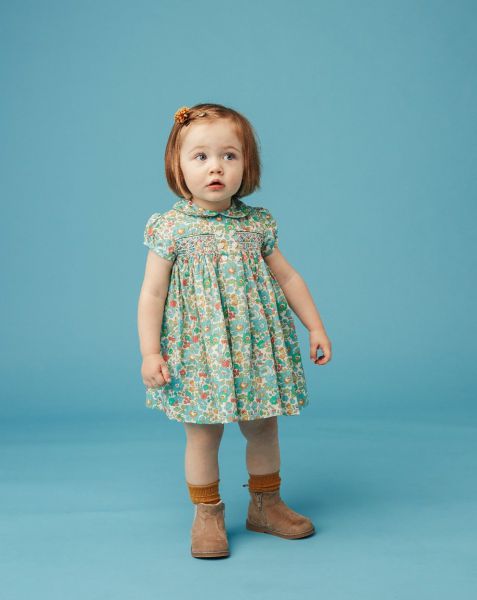 Petal - Liberty Print Baby Dress