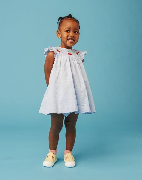 Skye - Frill Neck Baby Dress