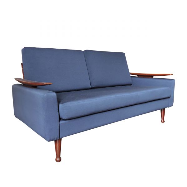 Navy Blue Sofa Bed by Greaves and Thomas, 1960s