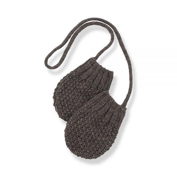 1+ In The Family Brown Grimsel Knitted Mittens