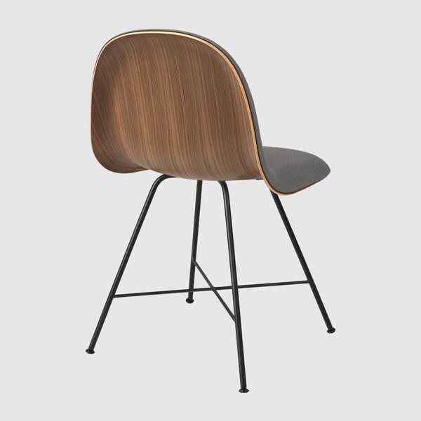 3D Dining Chair - Front Upholstered - Center base