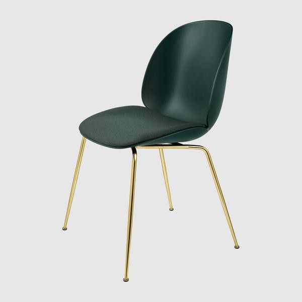 Beetle Dining Chair - Seat Upholstered - Conic base