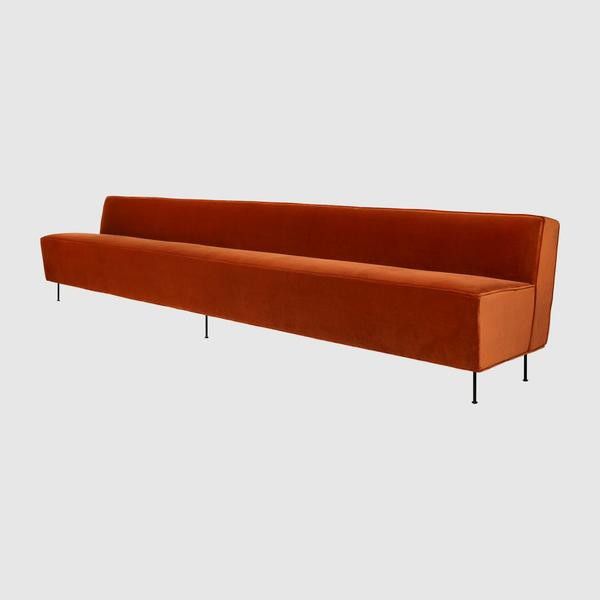 Modern Line Sofa - Dining Height - (H 74 x W 350 x D 71 cm)