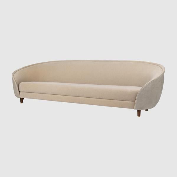 Revers Sofa - Fully Upholstered, 280x100, Wood base