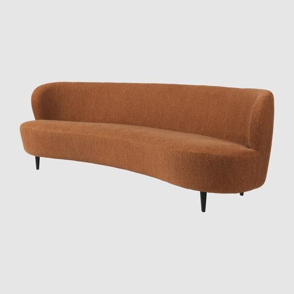 Stay Sofa - Oval, with wood legs
