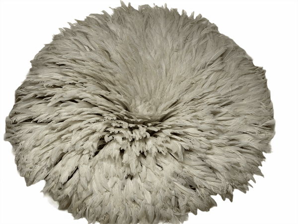 Juju Hat - White feathers - 70cm