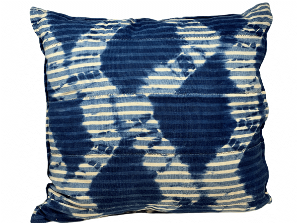 Indigo/Baule Cloth Cushions 60x60cm