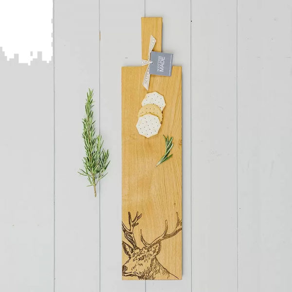 Stag Long Oak Serving Paddle