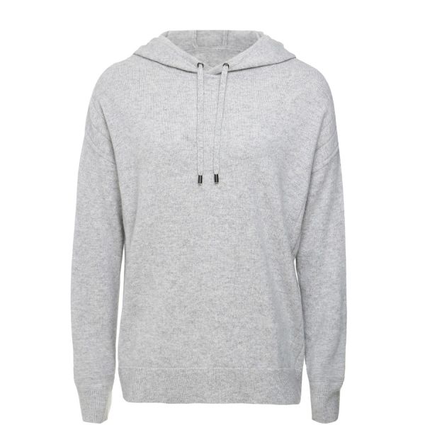 Cashmere Hoody in Foggy