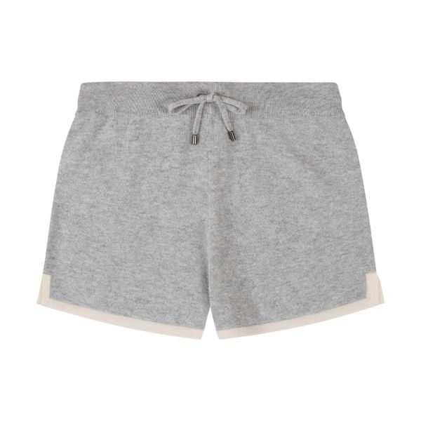 Cashmere Shorts in Foggy