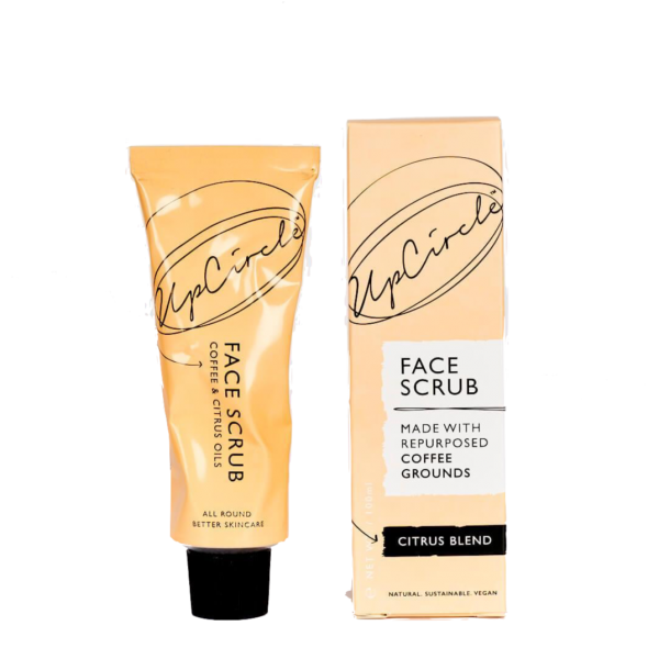 Upcircle face coffee scrub citrus blend perfect for dry skin